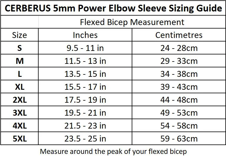Cerberus 5mm Power Elbow Sleeve - Image 4