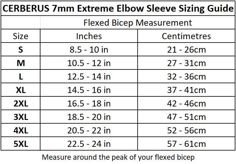 Cerberus 7mm Extreme Elbow Sleeve - Image 4