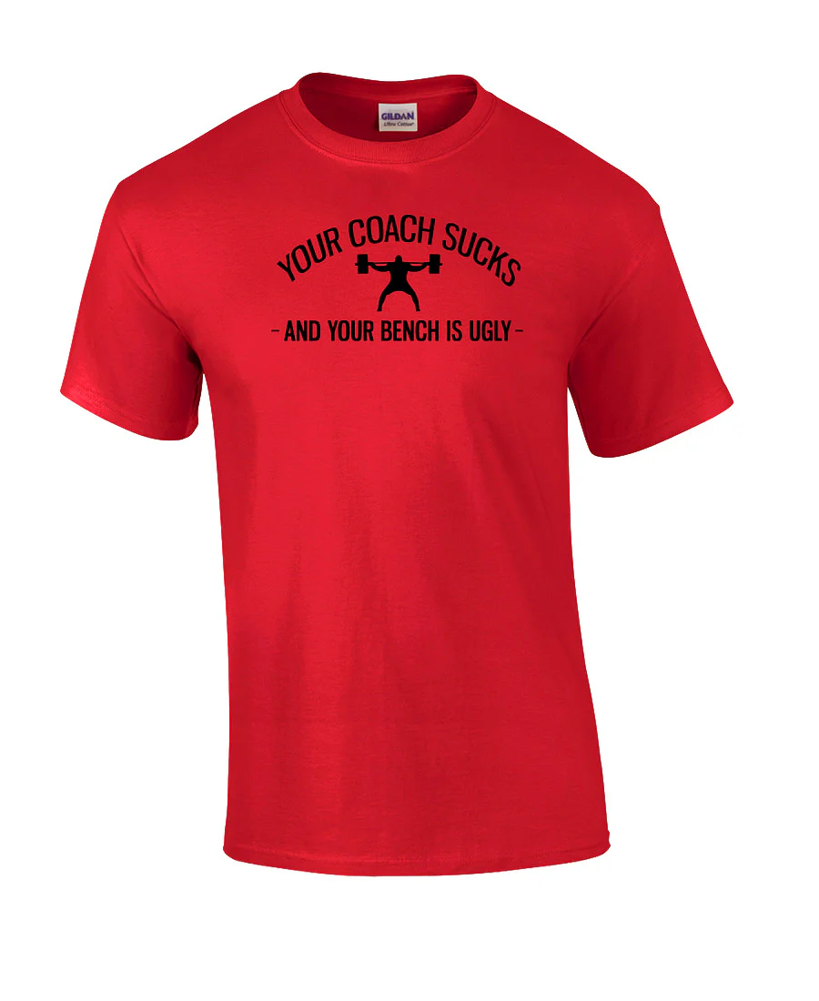 elitefts Your Coach Sucks T-Shirt - Image 2