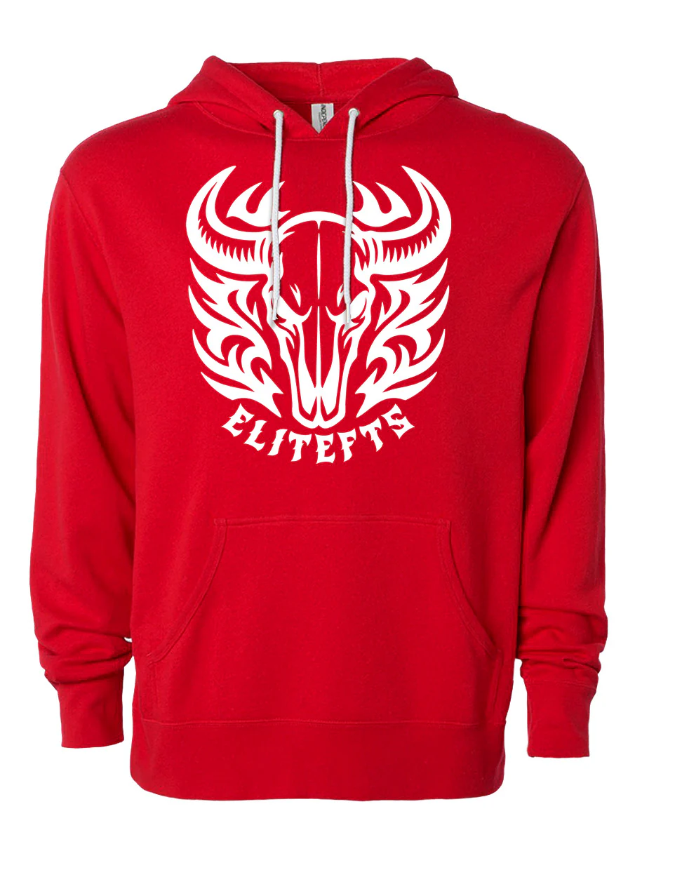 elitefts Bull Skull Lightweight Hoodie - Image 3