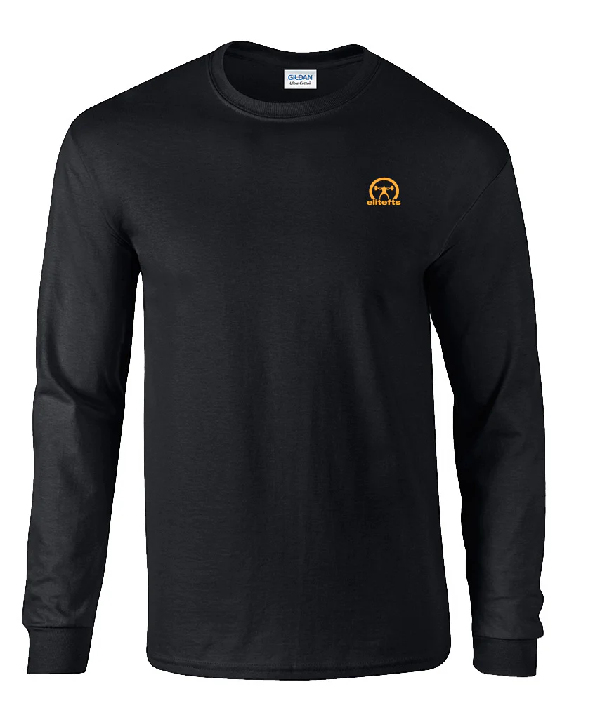 elitefts Crescent Gold Small Long Sleeve T-Shirt - Image 2