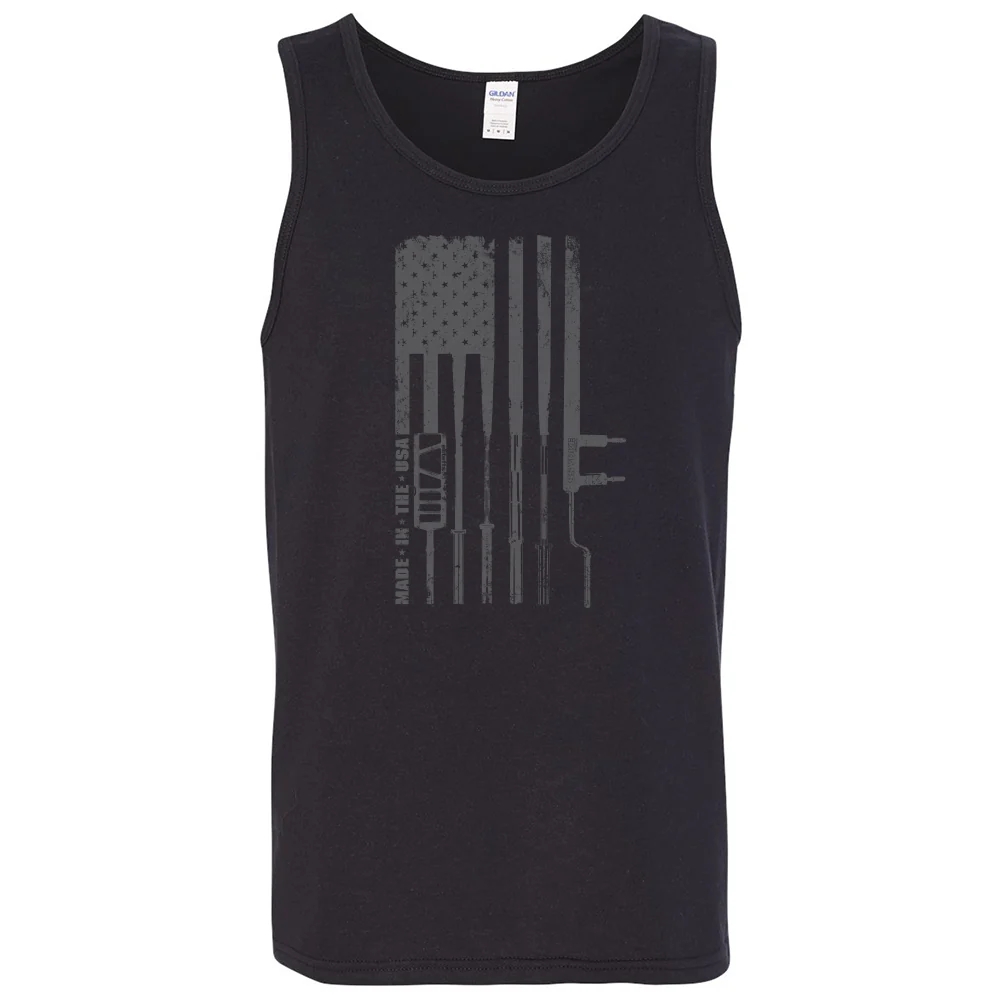 EliteFTS Flag Barbell Tank Top - Image 2