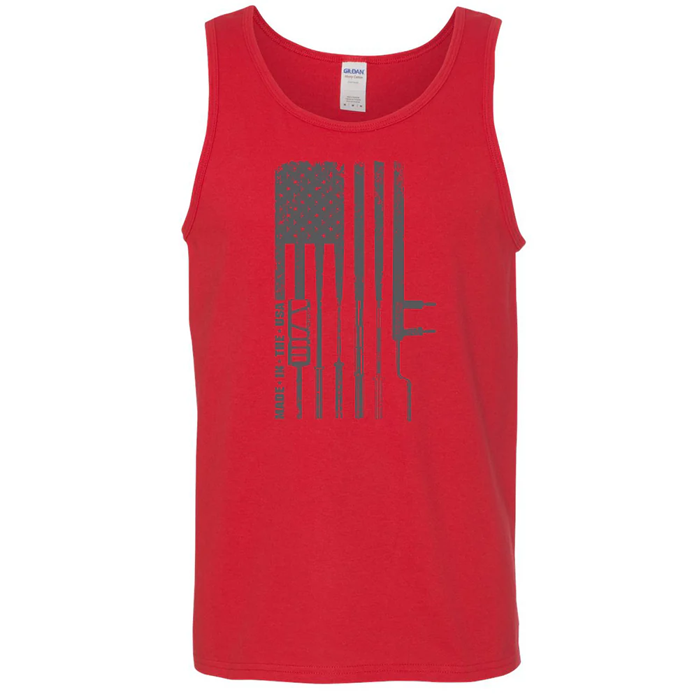 EliteFTS Flag Barbell Tank Top - Image 3