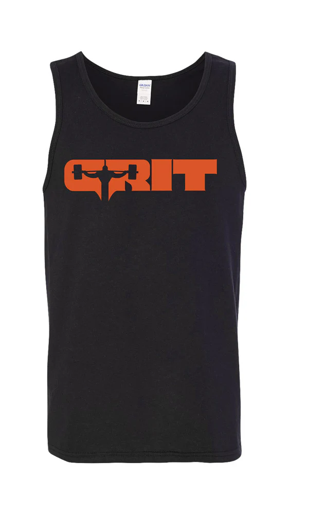 elitefts Grit Orange Tank Top - Image 2