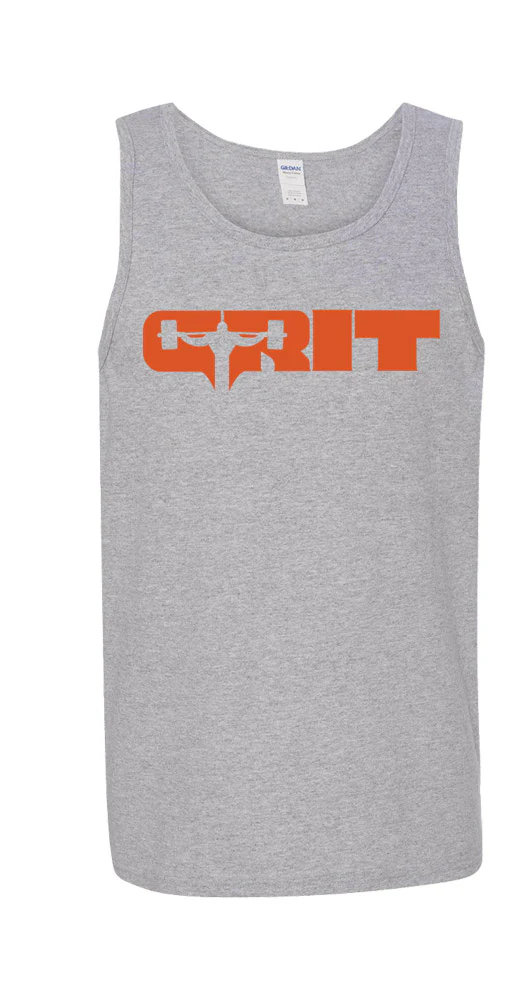 elitefts Grit Orange Tank Top - Image 3