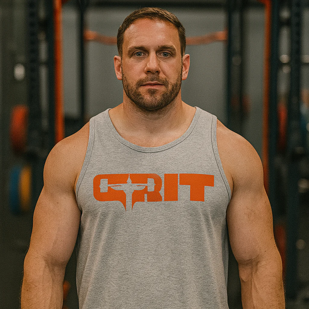 elitefts Grit Orange Tank Top - Image 5
