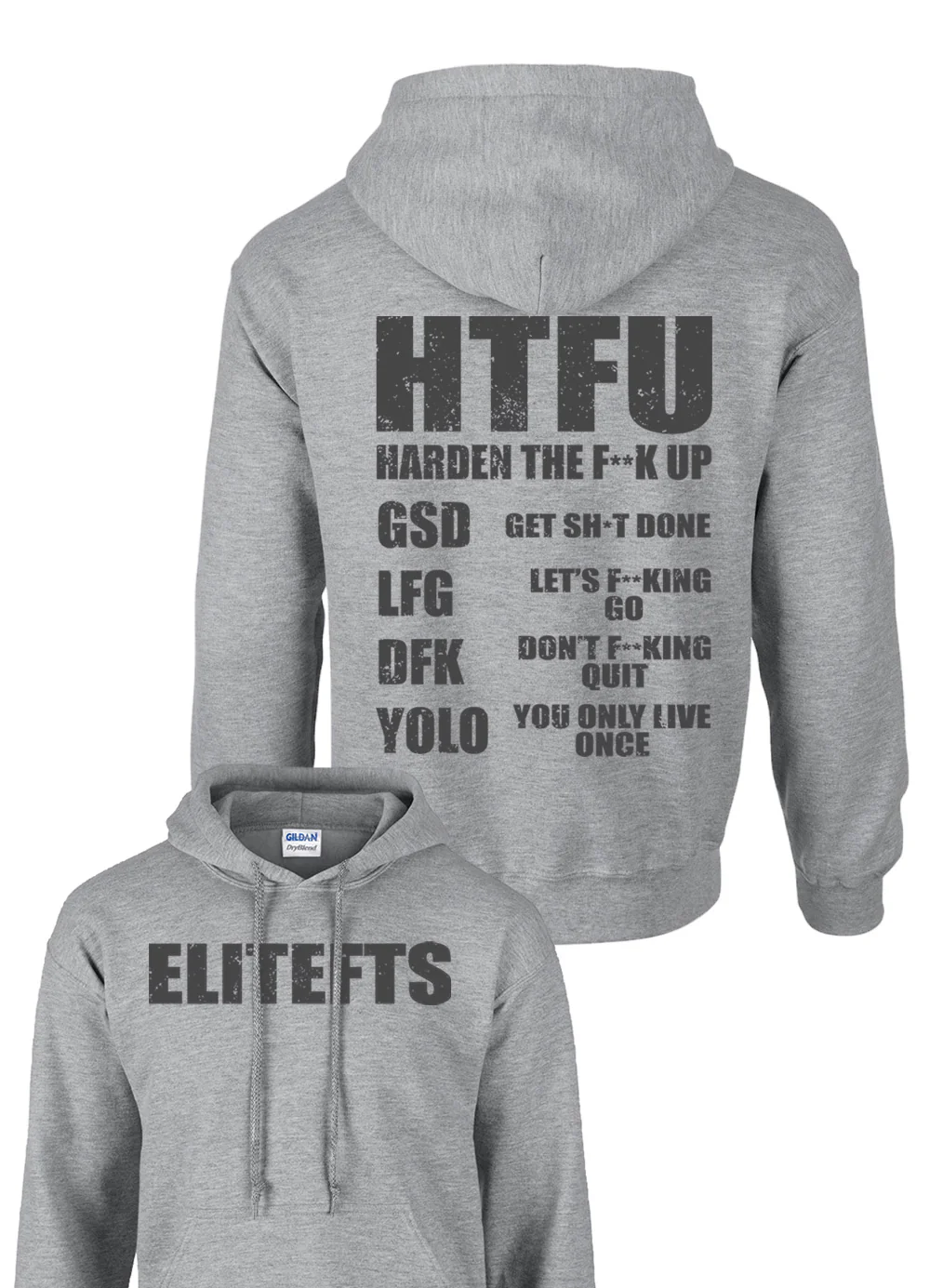 elitefts HTFU Hoodie - Image 2