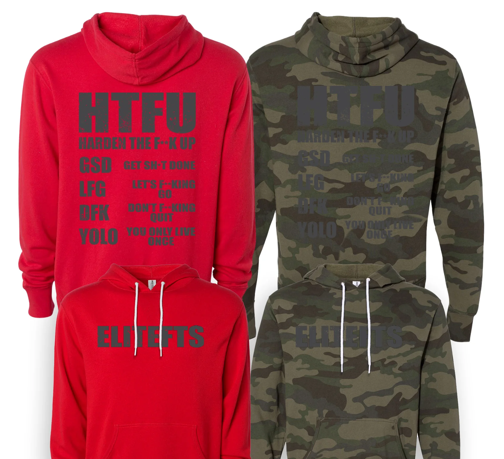 elitefts HTFU Lightweight Hoodie