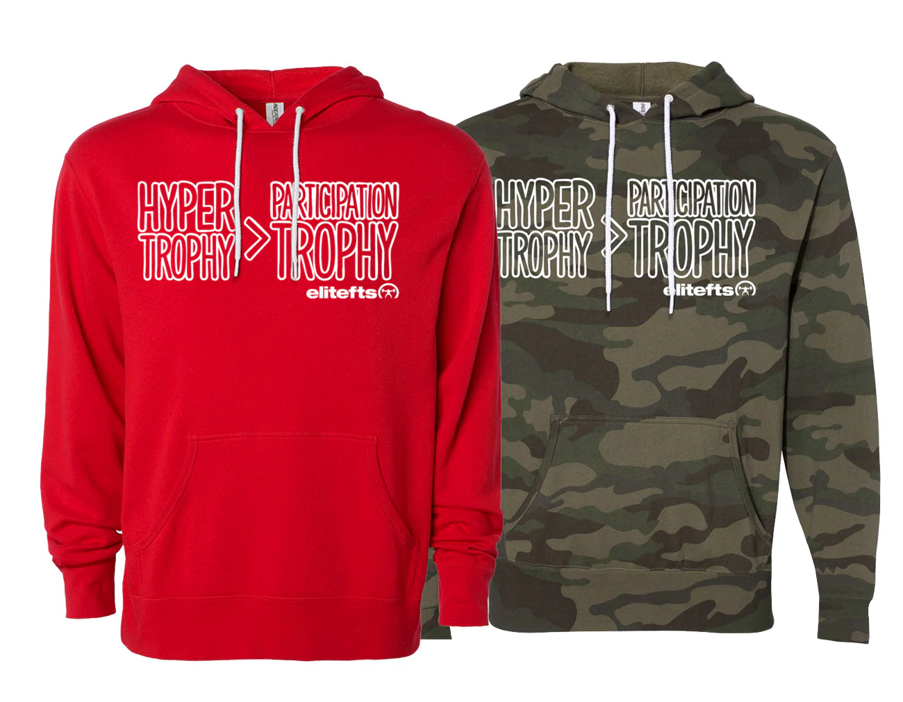 elitefts Hyper Trophy>Participation Trophy Lightweight Hoodie