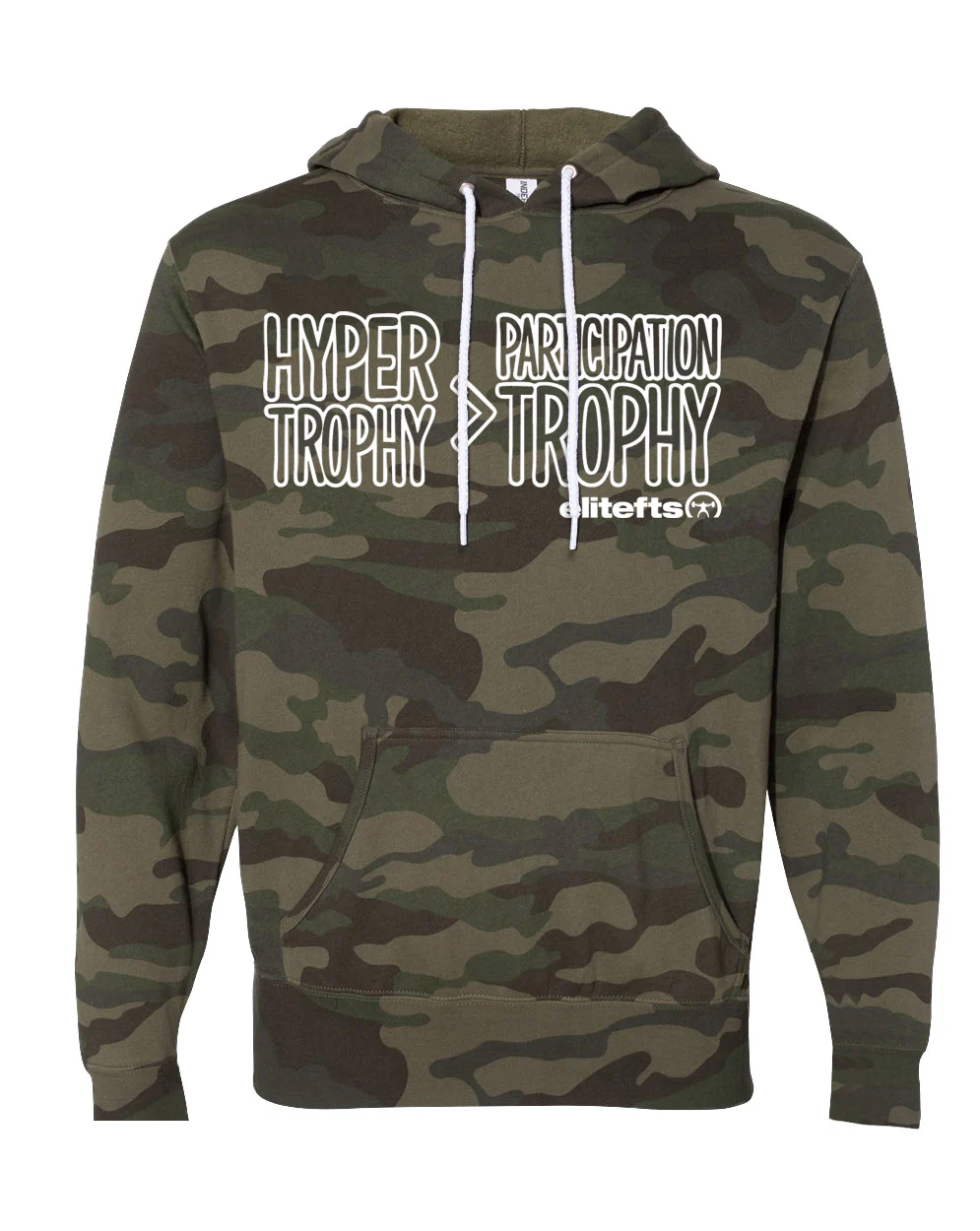elitefts Hyper Trophy>Participation Trophy Lightweight Hoodie - Image 2