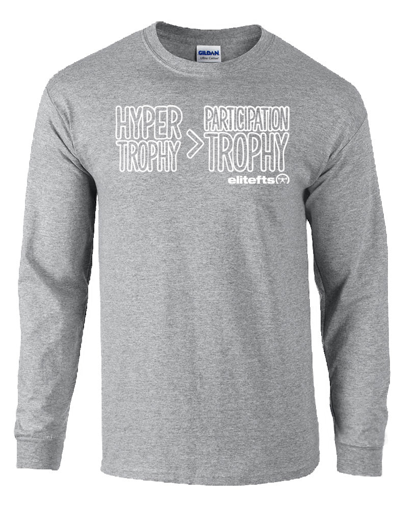 elitefts Hyper>Trophy Participation Trophy Long Sleeve T-Shirt - Image 3