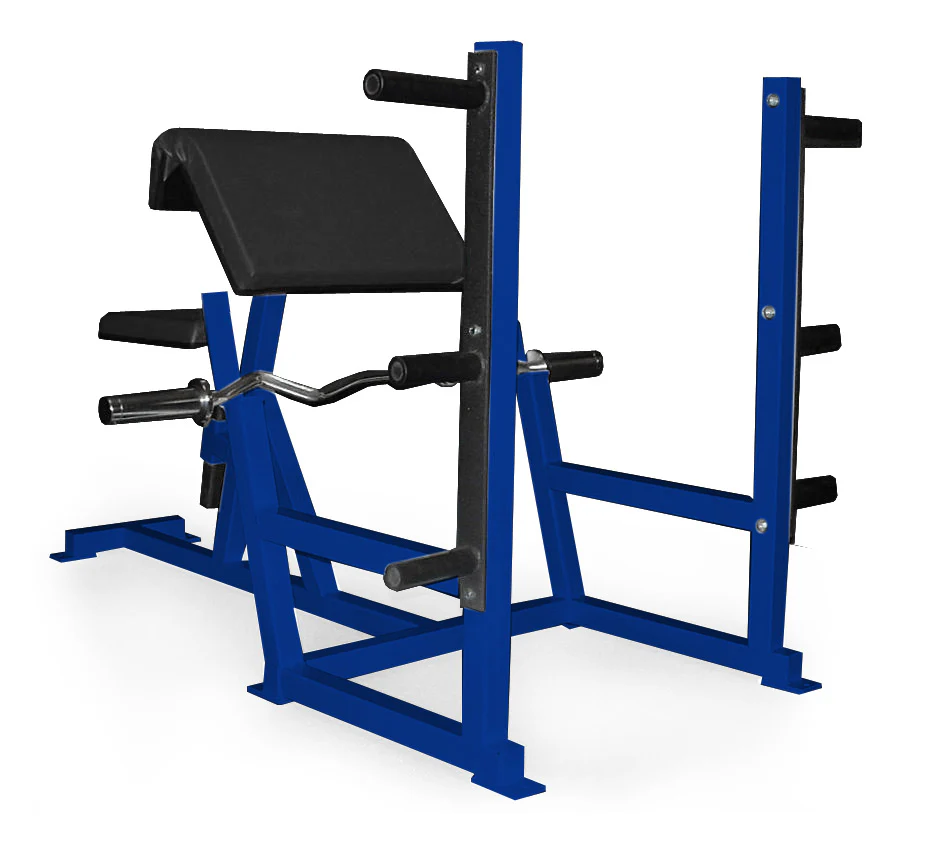 elitefts Preacher Curl with Weight Racks - Image 3