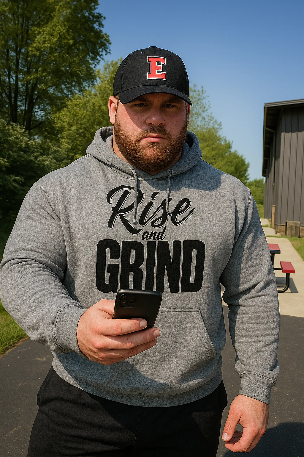 elitefts Rise and Grind Hoodie - Image 2