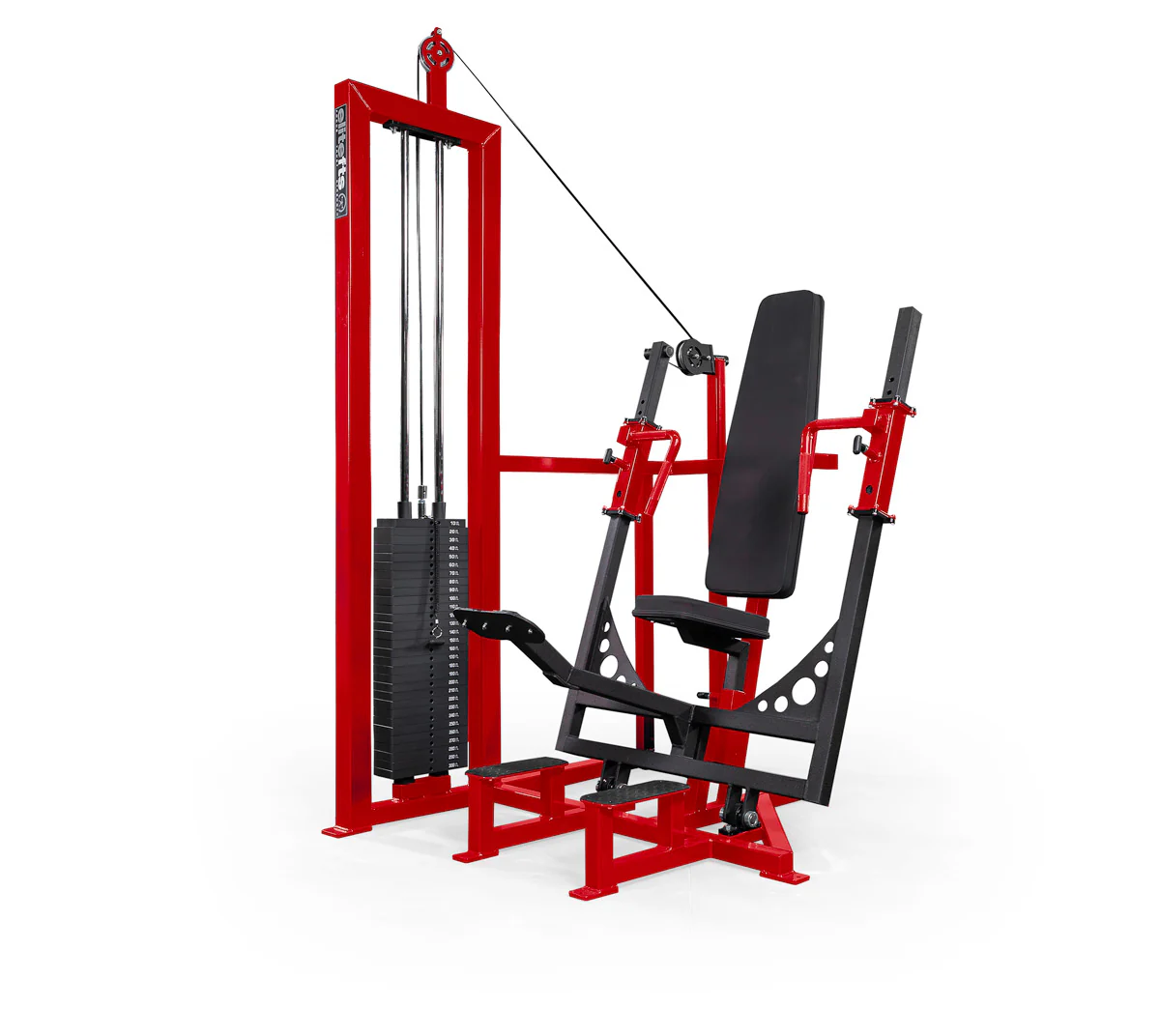 elitefts Signature Seated Chest Press w/Adjustable Handles - Image 6