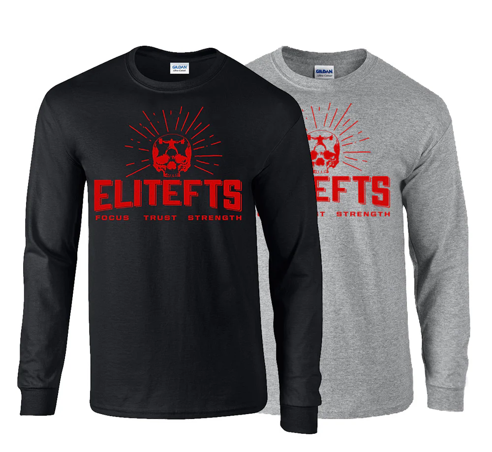 elitefts Skull Long Sleeve T-Shirt