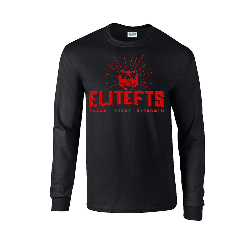 elitefts Skull Long Sleeve T-Shirt - Image 2