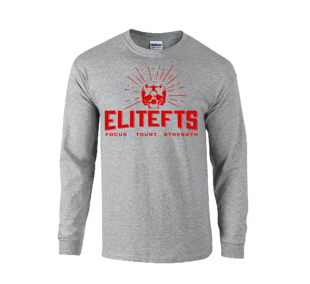 elitefts Skull Long Sleeve T-Shirt - Image 3