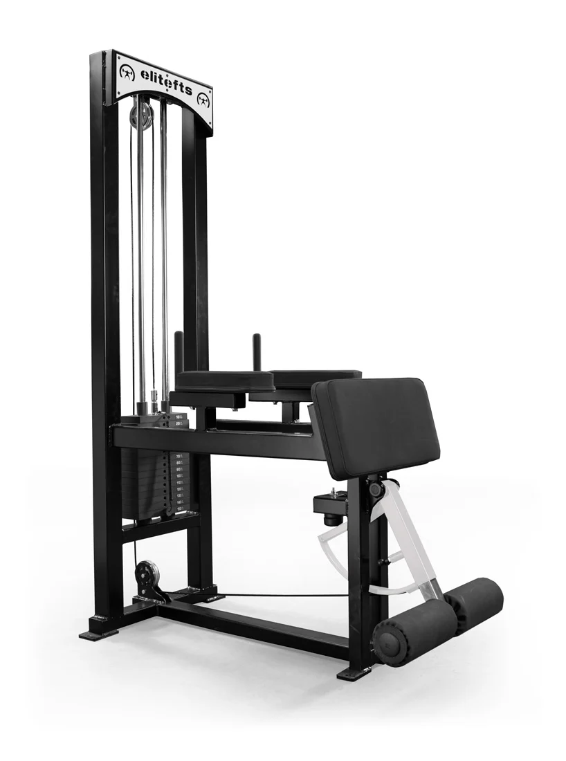elitefts Signature Standing Leg Curl  Selectorized with 150lb Weight Stack - Image 4