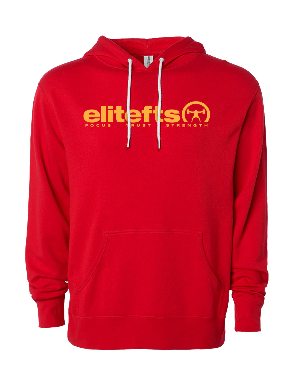 elitefts Tagline Gold Lightweight Hoodie - Image 3