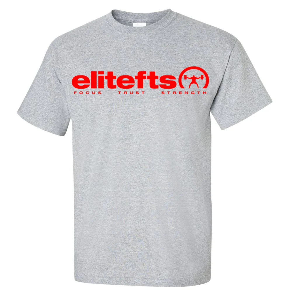 elitefts Tagline Red T-Shirt - Image 3