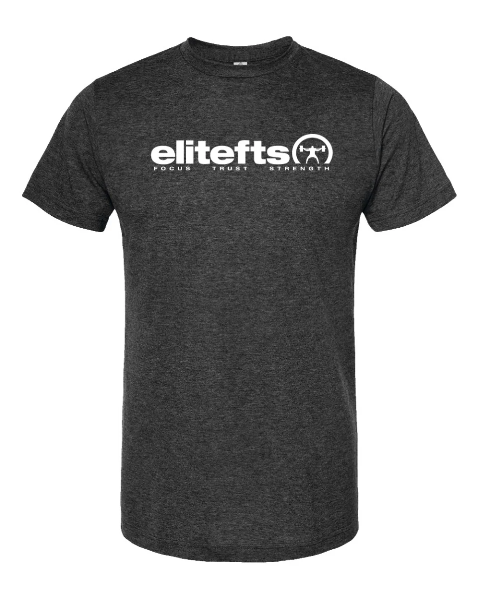 elitefts Tagline White Premium T-Shirt - Image 2