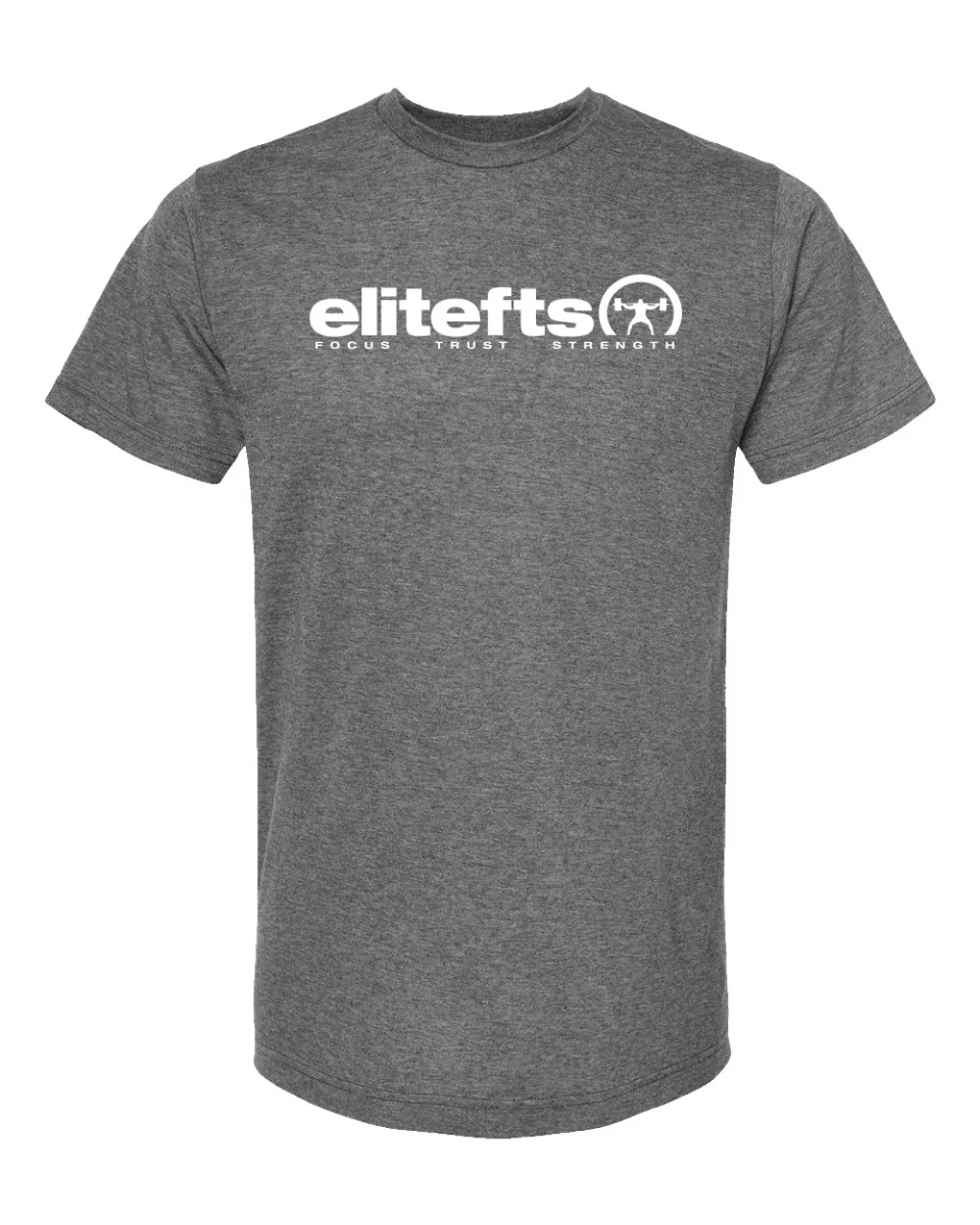 elitefts Tagline White Premium T-Shirt - Image 3