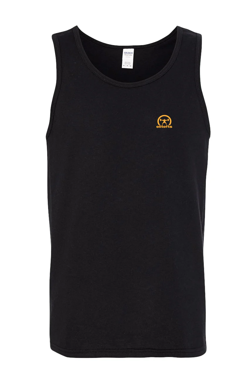 elitefts Crescent Gold Small Tank Top - Image 2