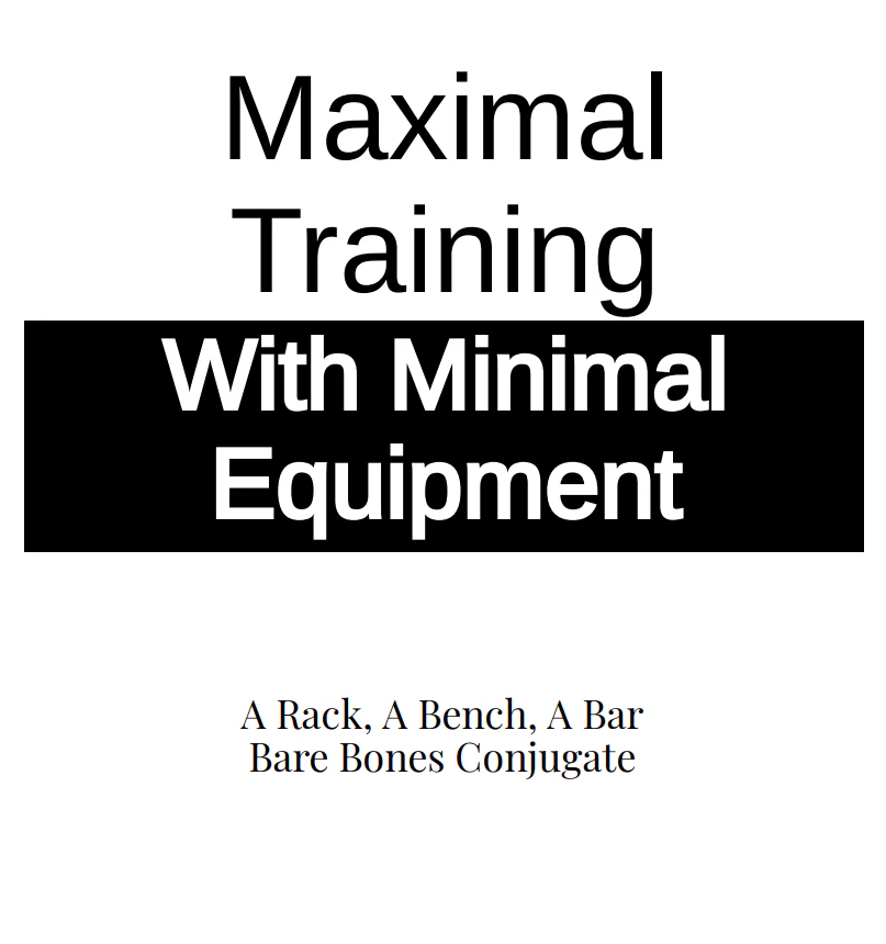 Maximal Training With Minimal Equipment: Bare Bones Conjugate (EBOOK)