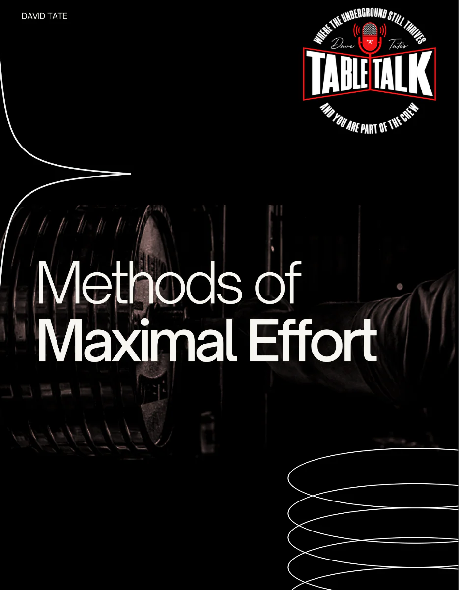 Method Of Max Effort (eBook)