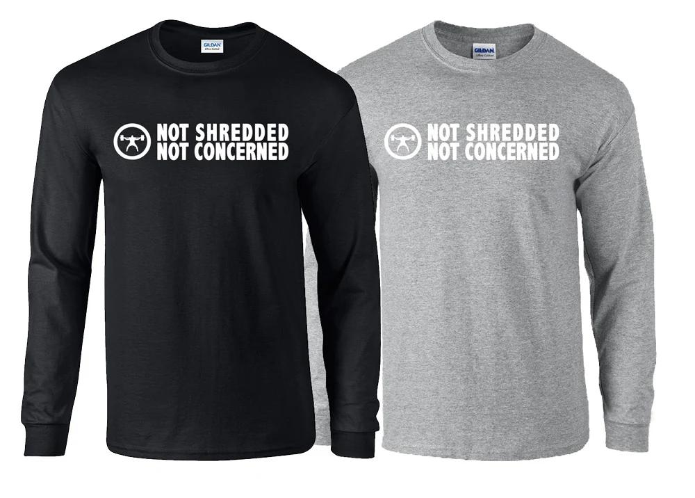 elitefts Not Shredded Not Concerned Long Sleeve T-Shirt