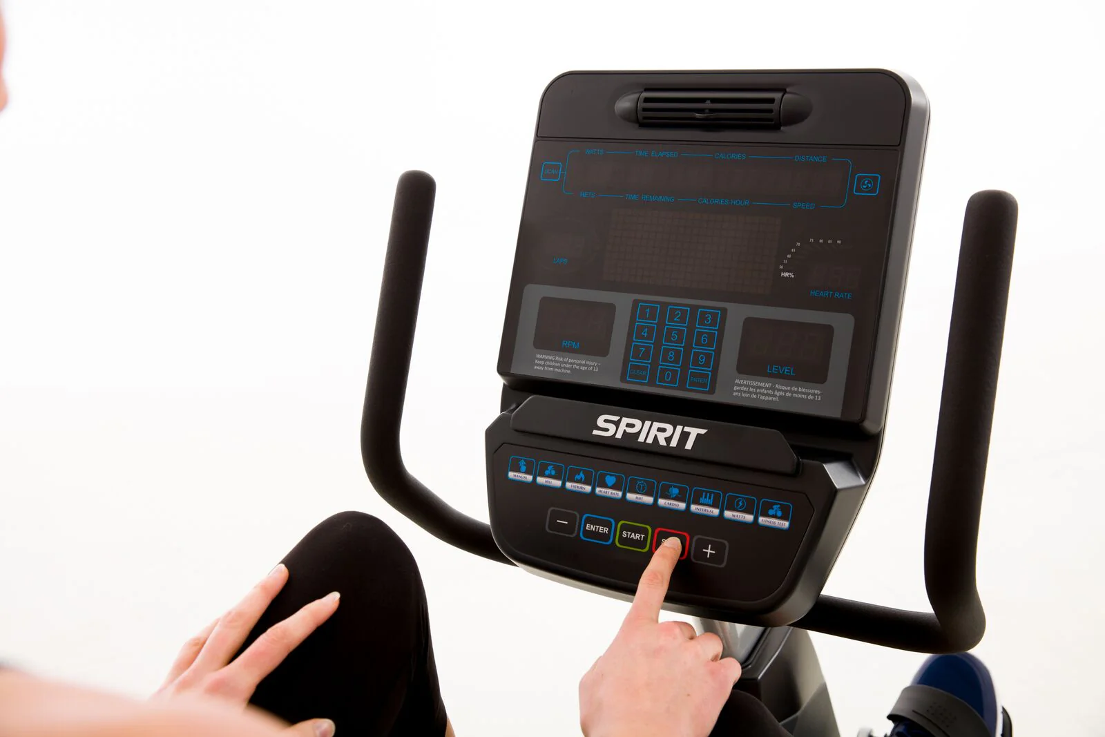 Spirit Fitness CR900 Recumbent Bike - Image 4