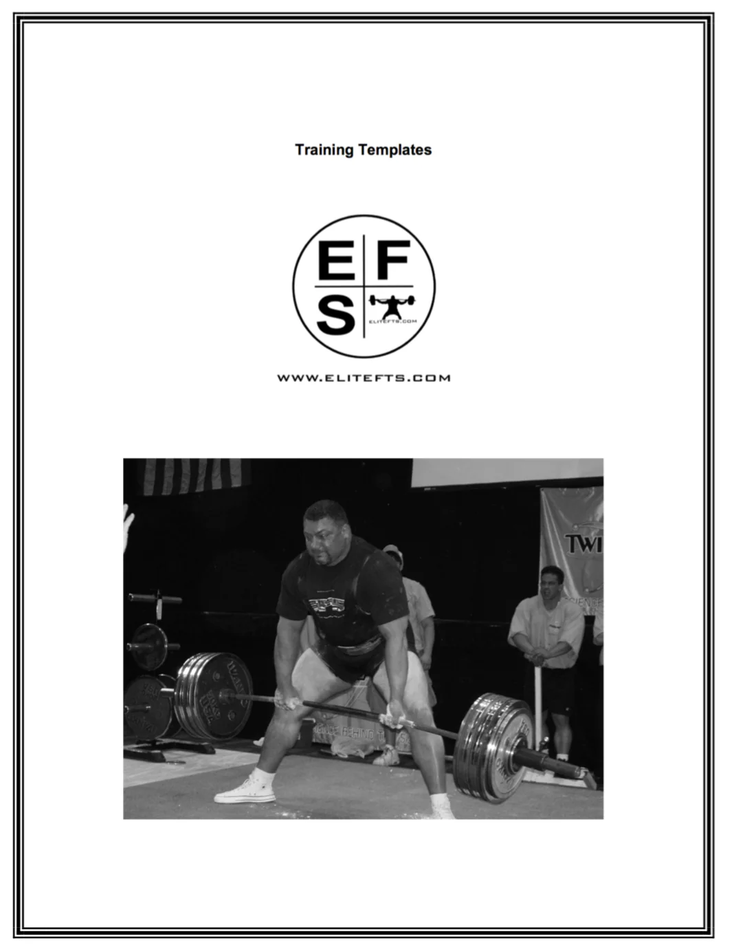 Training Templates by Jim Wendler (eBook)