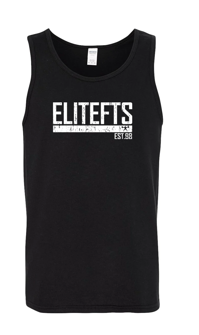 elitefts Agency White Tank Top - Image 2